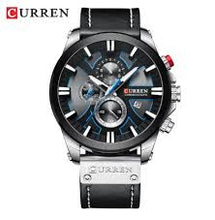Carregar imagem no visualizador da galeria, CURREN 8363 Relógio de pulso impermeável para homens com cronógrafo e relógio luminoso de quartzo